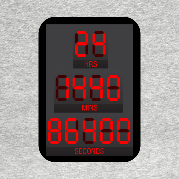 1 Day = 24 hours, 1440 minutes, 86400 seconds 24 Hours